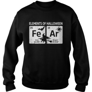 Elements of halloween fear iron argon shirt