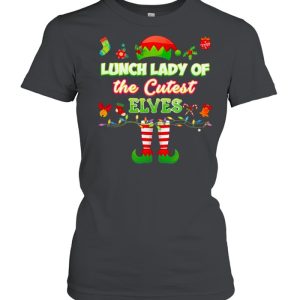 Elf Lunch Lady Of The Cutest Elves Merry Christmas Shirt