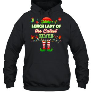 Elf Lunch Lady Of The Cutest Elves Merry Christmas Shirt 5