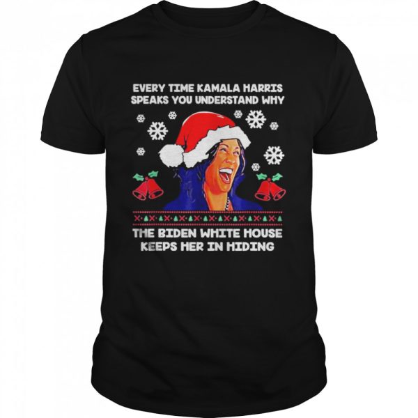 Every Time Kamala Harris Speak You Understand Why The Christmas T-Shirt