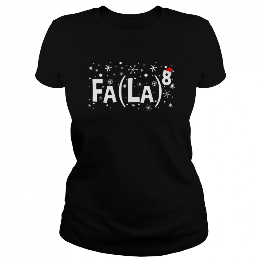 Fa La 8 Santa Red Plaid Claus Fa La Math Teacher Christmas Shirt Fa La 8 Santa Red Plaid Claus Fa La Math Teacher Christmas Shirt