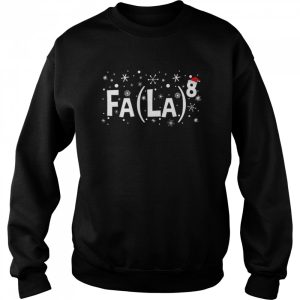 Fa La 8 Santa Red Plaid Claus Fa La Math Teacher Christmas Shirt 4