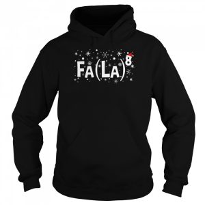 Fa La 8 Santa Red Plaid Claus Fa La Math Teacher Christmas Shirt 5