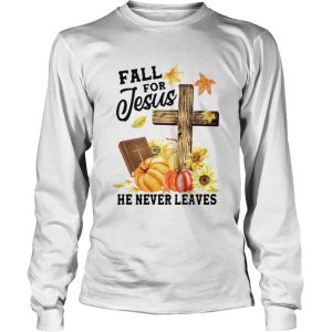 Fall For Jesus He Never Leaves Halloween shirt