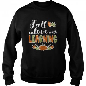 Fall In Love With Learning Pumpkin shirt