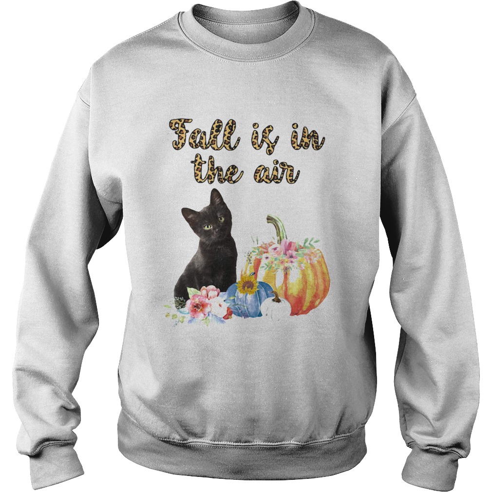 Fall Is In The Air Cat Pumpkin Flower shirt Fall Is In The Air Cat Pumpkin Flower shirt