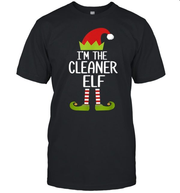 Family Matching Christmas Xmas I’m The Cleaner Elf shirt