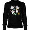 Fashion Sugar Skull Flower Crown Halloween shirt