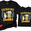 Father Son T-Shirt Drinking Buddies