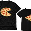 Father Son T-Shirt Pizza And Slice Dad And Son