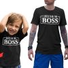 Father Son T-Shirt The Boss Used To Be The Boss