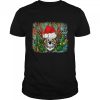 Feliz Navidad Merry Christmas Cactus Spanish Skull Leopard Shirt