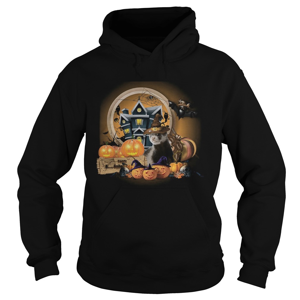 Ferret Witch pumpkin witch Haloween shirt Ferret Witch pumpkin witch Haloween shirt