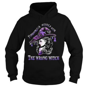 Fibromyalgia awareness wrong witch ladies halloween shirt