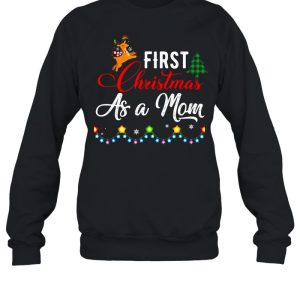 First Christmas As Mom Xmas 2021 Mom Costume Shirt 4