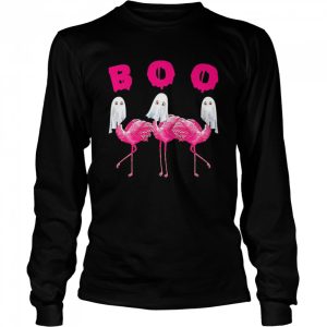 Flamingo Boo Happy Halloween shirt