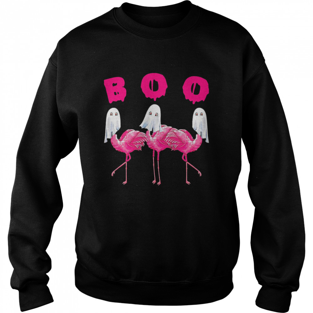 Flamingo Boo Happy Halloween shirt Flamingo Boo Happy Halloween shirt