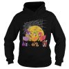 Flamingo Halloween Witch Demon Pumpkin TShirt