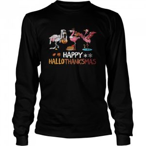 Flamingo Happy Hallothanksmas shirt