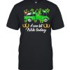 Flamingos Car St Patrick’s Day a wee bit Irish today shirt