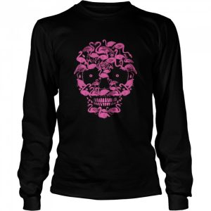 Flamingos Skull Halloween shirt