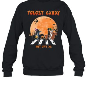 Forget candy just give me abbey road halloween shirt