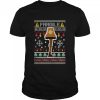 Fragile Leg Lamp Christmas Story Funny Xmas Ugly Christmas T-Shirt