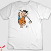 Fred Flintstone Golf T-Shirt Playing Golf T-Shirt Trending