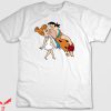 Fred Flintstone Golf T-Shirt The Romantic Kiss Tee Trending