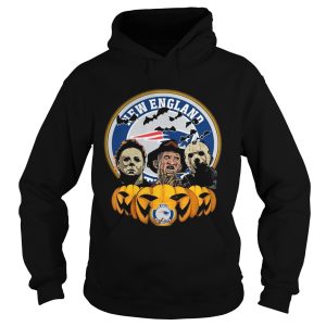 Freddy Krueger Michael Myers Jason Voorhees Pumpkin New England Patriots shirt