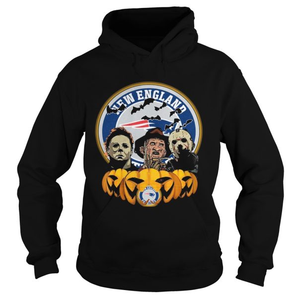 Freddy Krueger Michael Myers Jason Voorhees Pumpkin New England Patriots shirt