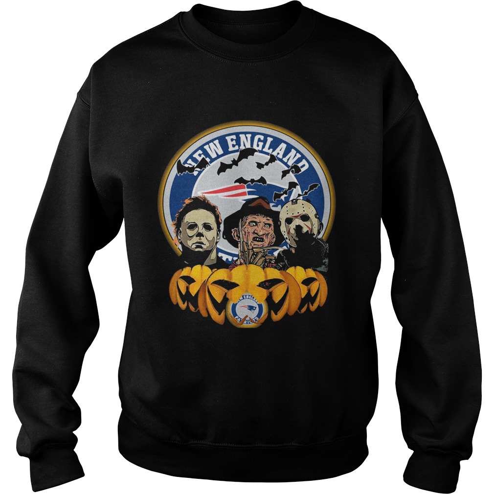 Freddy Krueger Michael Myers Jason Voorhees Pumpkin New England Patriots shirt Freddy Krueger Michael Myers Jason Voorhees Pumpkin New England Patriots shirt