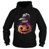 Freddy Krueger chibi on pumpkin halloween shirt