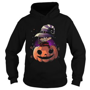Freddy Krueger chibi on pumpkin halloween shirt