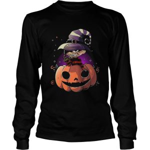 Freddy Krueger chibi on pumpkin halloween shirt