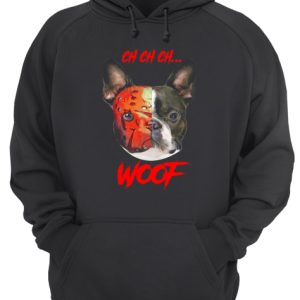 French Bulldog Jason Voorhees ch ch ch woof shirt 3