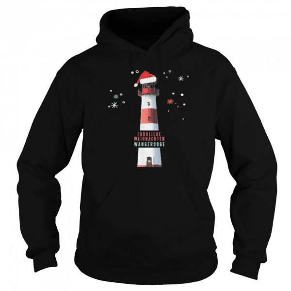 Frohliche Weihnachten Wangerooge Leuchtturm Christmas Shirt