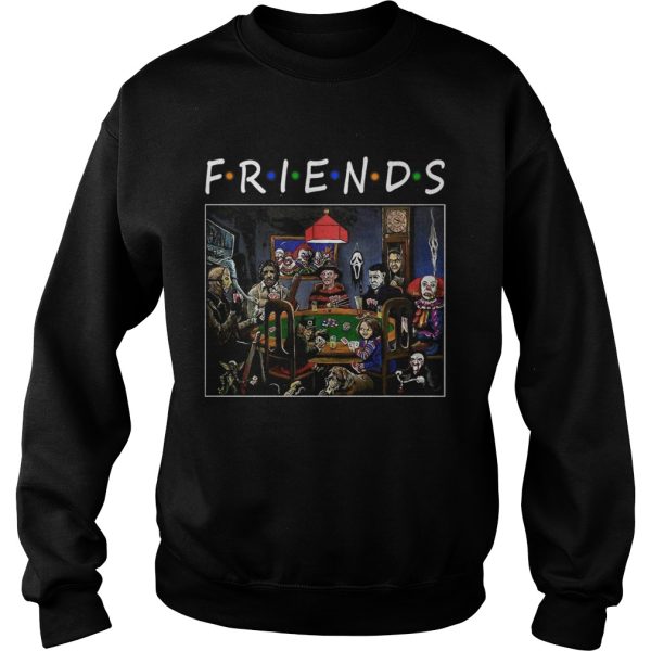Friends Horror Halloween playing card shirt
