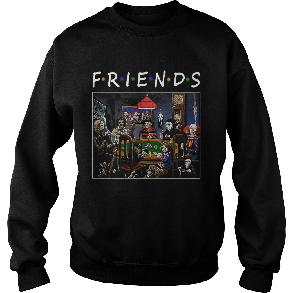 Friends Horror Halloween playing card shirt Friends Horror Halloween playing card shirt