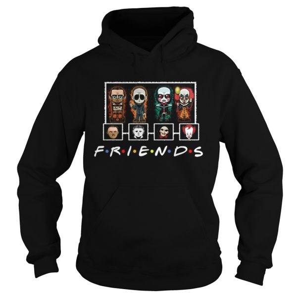Friends Horror Movie Creepy Halloween Funny T-Shirt