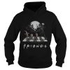 Friends TV show The Nightmare Before Christmas Abbey Road Halloween shirt