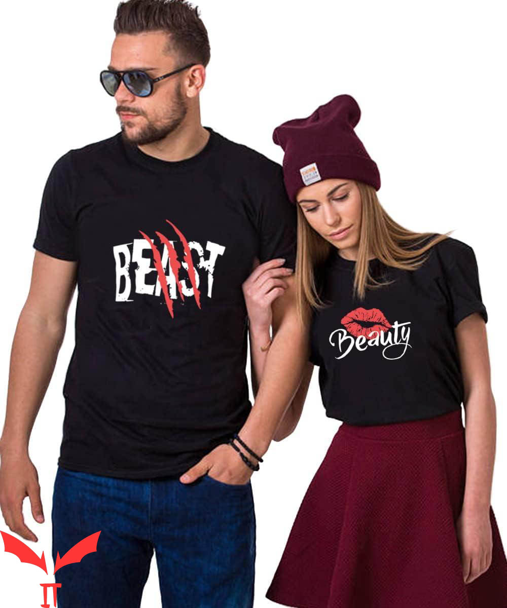 Funny Couple T-Shirt Beast Beauty Matching Funny Couple T-Shirt Beast Beauty Matching