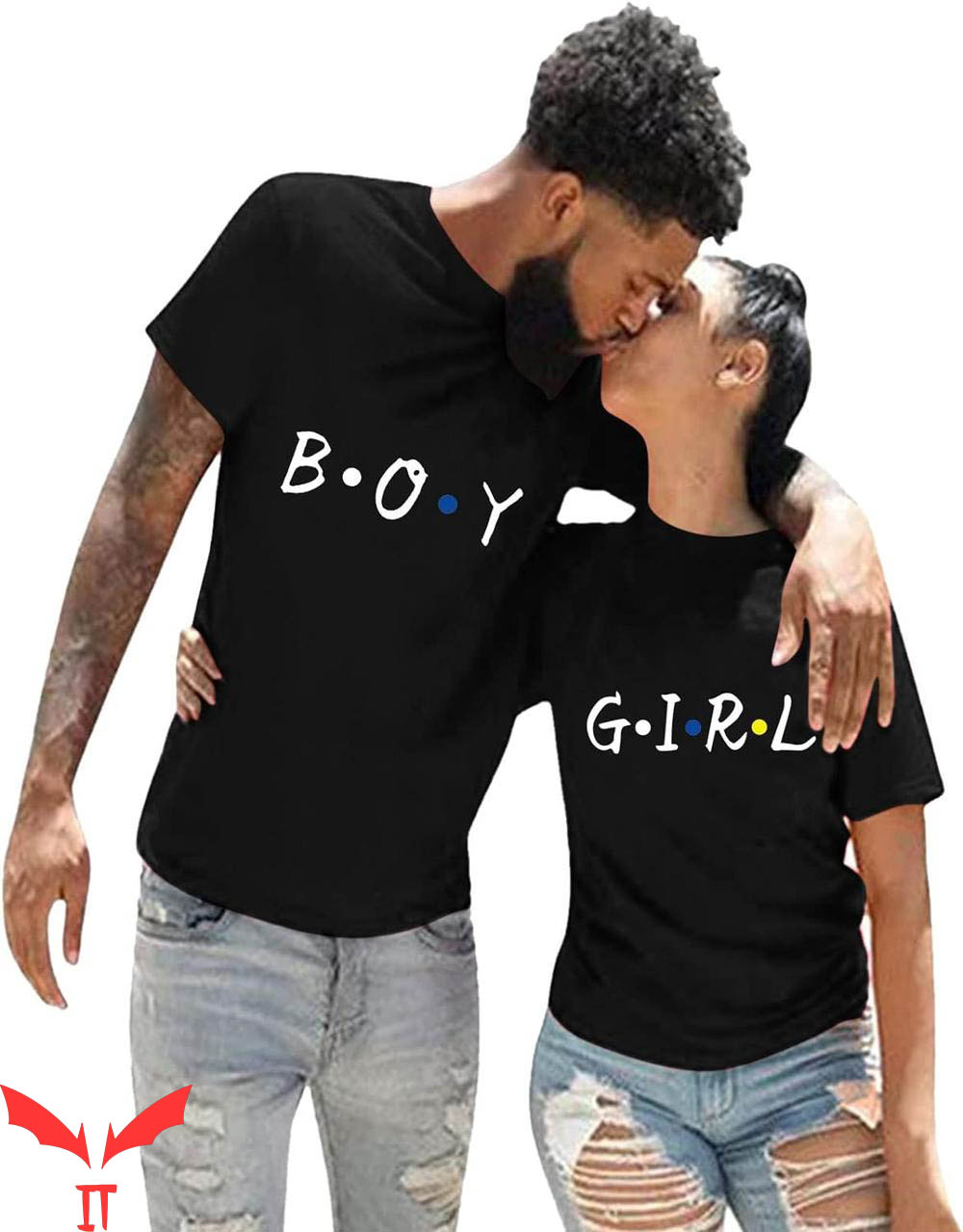 Funny Couple T-Shirt Boy Girl Matching Funny Couple T-Shirt Boy Girl Matching
