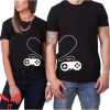 Funny Couple T-Shirt Gaming Matching Couples