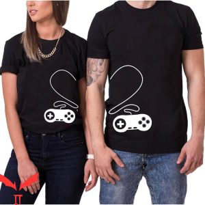 Funny Couple T-Shirt Gaming Matching Couples