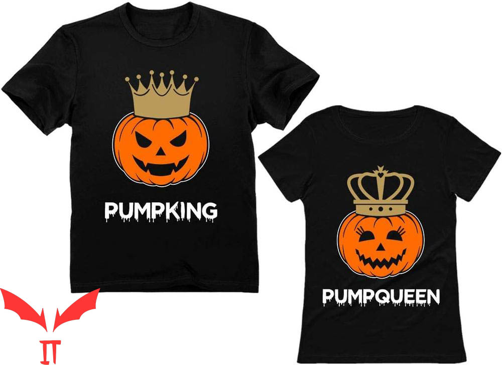 Funny Couple T-Shirt King and Queen Pumpkin Funny Couple T-Shirt King and Queen Pumpkin