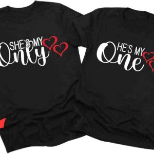 Funny Couple T-Shirt She And He Is My One