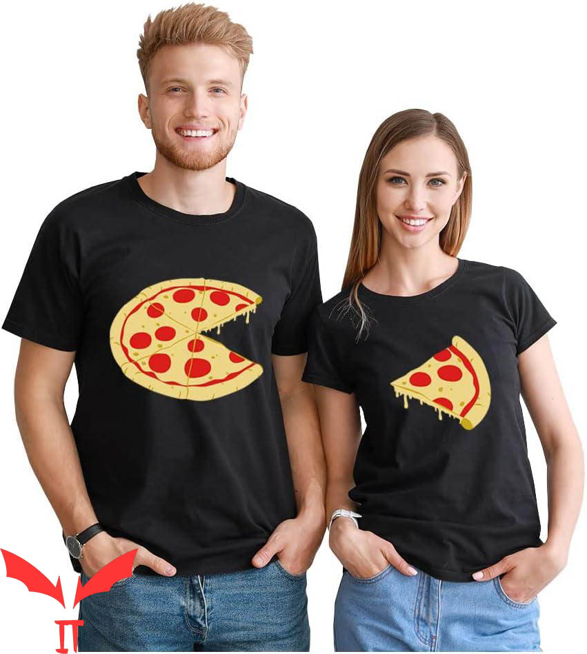 Funny Couple T-Shirt The Missing Piece Pizza Funny Couple T-Shirt The Missing Piece Pizza