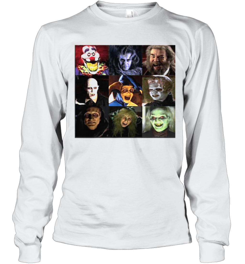 Funny Horror Characters Face Halloween T-Shirt Funny Horror Characters Face Halloween T-Shirt