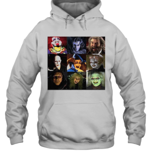 Funny Horror Characters Face Halloween T Shirt 3